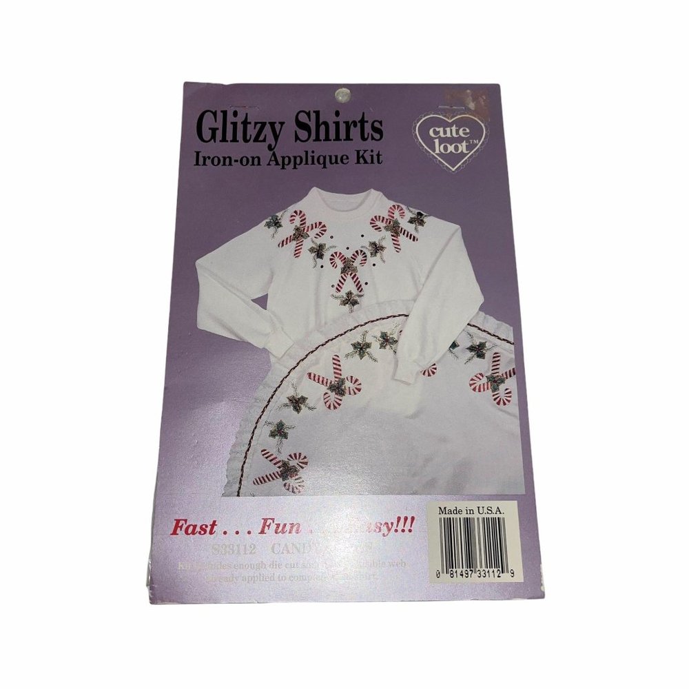 NIP What's New Ltd Glitzy Shirts Candy Canes